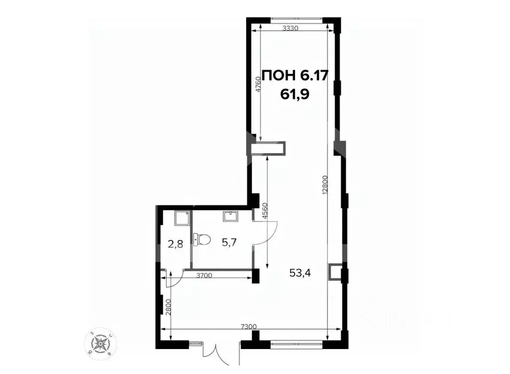 Торговая площадь в Москва Ленинградское ш., 228к7 (62 м) - Фото 2