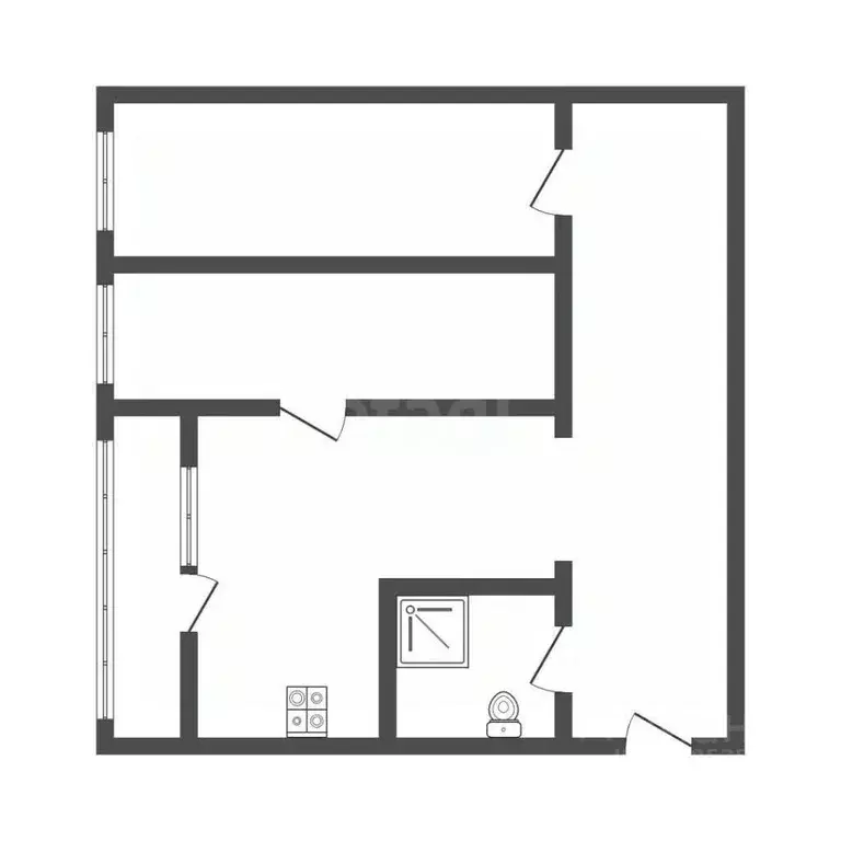3-к кв. Алтайский край, Барнаул ул. Германа Титова, 16 (55.1 м) - Фото 1