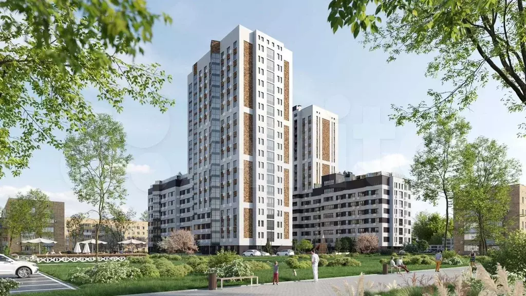 2-к. квартира, 81,2 м, 17/18 эт. - Фото 1