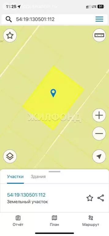 Участок в Раздольненский сельсовет, СНТ Надежда (12 м) - Фото 1