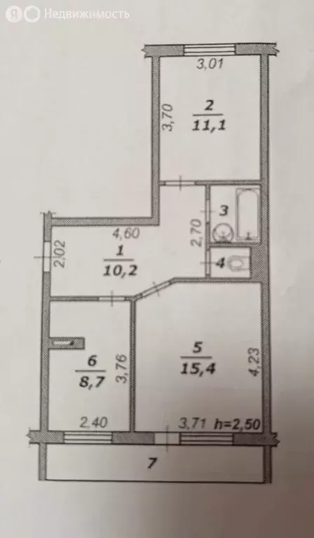 2-комнатная квартира: Дубовое, Ягодная улица, 1А (49 м) - Фото 2