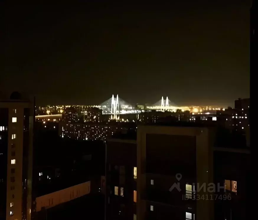 Студия Санкт-Петербург ул. Русановская, 19к1 (26.5 м) - Фото 1