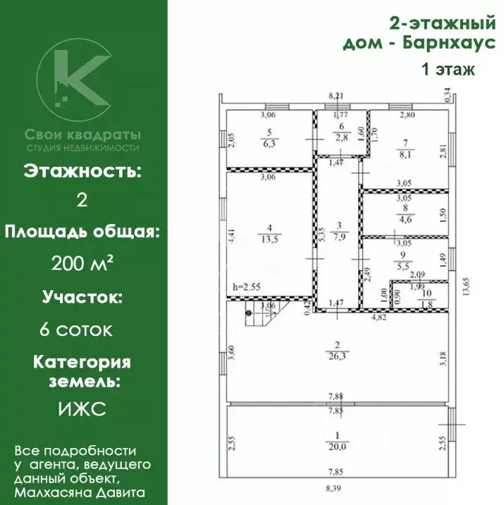 Дом в Московская область, Рузский муниципальный округ, пос. Колюбакино ... - Фото 1
