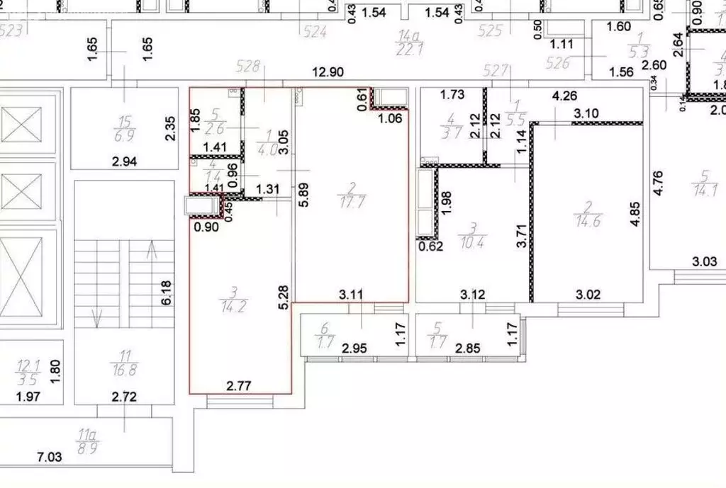 1-комнатная квартира: Мурино, улица Шувалова, 32 (39.9 м) - Фото 1