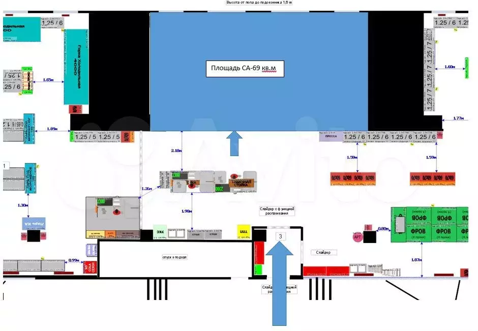 Торговая площадь, 69 м - Фото 0