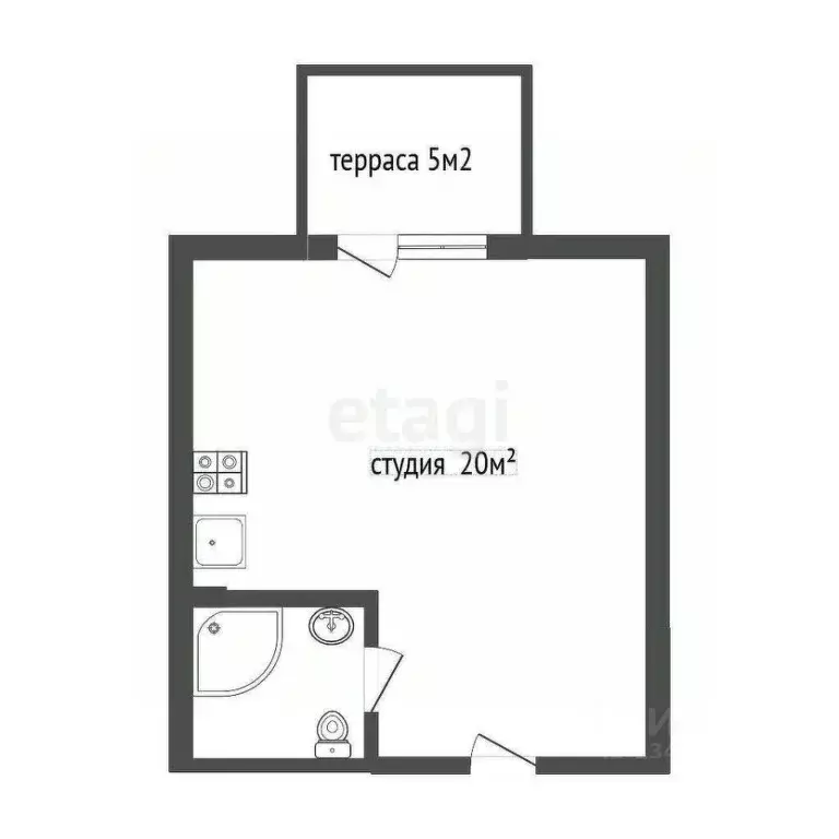 Студия Белгородская область, Белгородский район, Дубовское с/пос, пос. ... - Фото 1