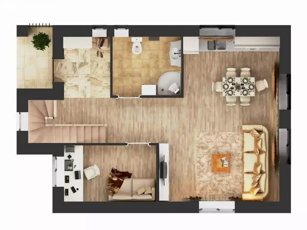 Дом в Тульская область, городской округ Тула, посёлок Придорожный ... - Фото 1