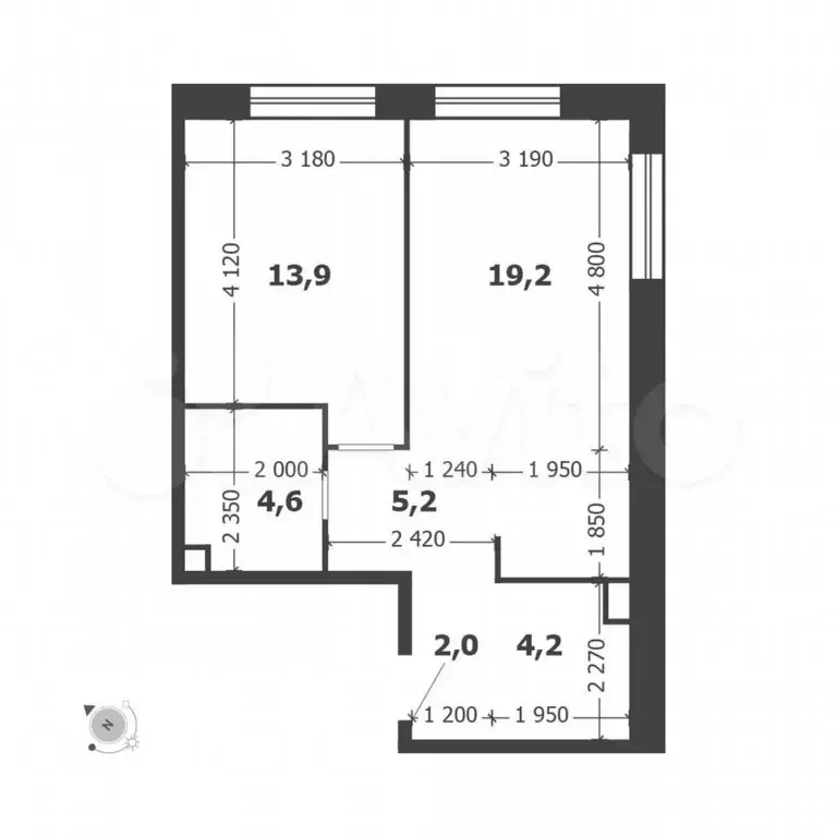 1-к. квартира, 49,1 м, 14/18 эт. - Фото 1