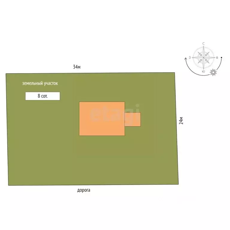 Дом в Крым, Феодосия муниципальный округ, Приморский пгт ул. Моспана ... - Фото 2