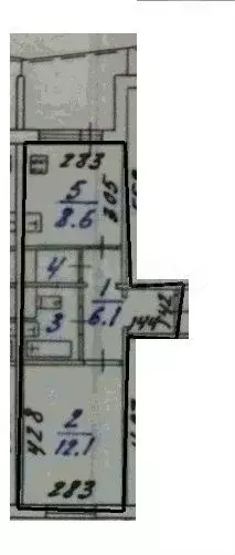 1-к. квартира, 30,8 м, 8/9 эт. - Фото 0