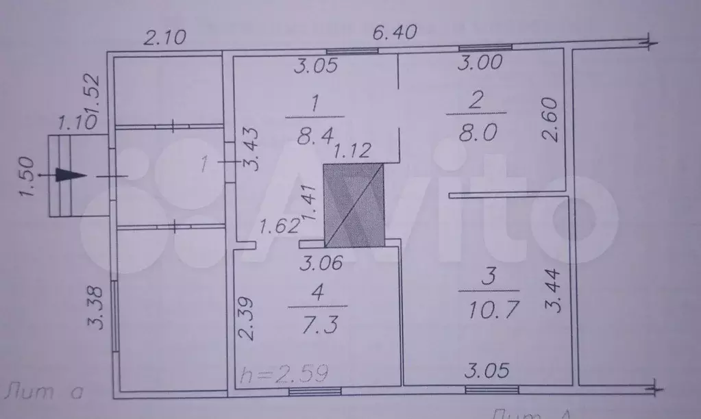 Дом 34,4 м на участке 8 сот. - Фото 0