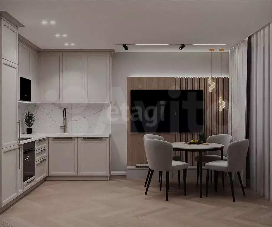 3-к. квартира, 58,6 м, 2/10 эт. - Фото 1