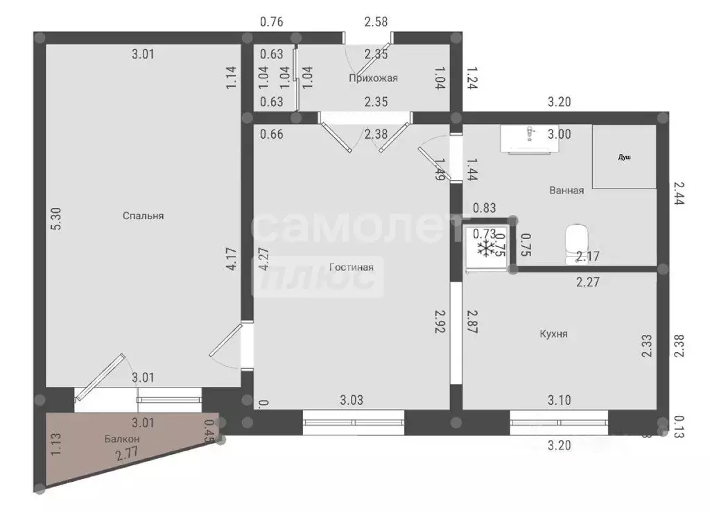2-к кв. Москва Маленковская ул., 12 (45.0 м) - Фото 2