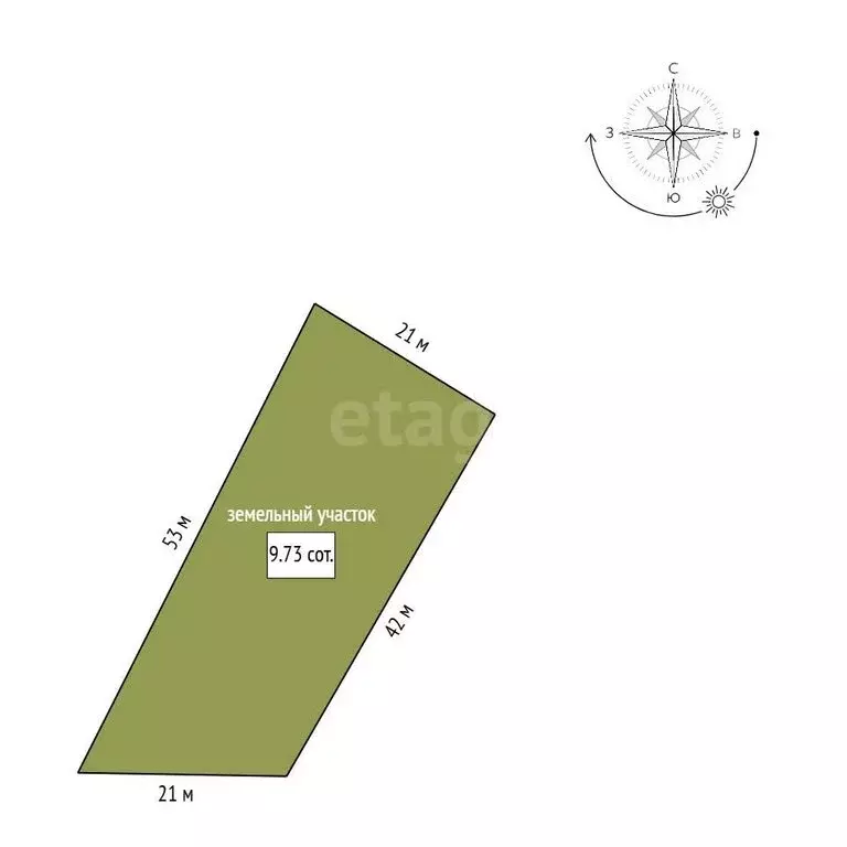 Участок в Амурская область, Благовещенск (9.73 м) - Фото 1