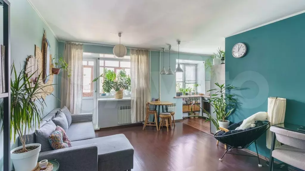 1-к. квартира, 30,6 м, 3/5 эт. - Фото 1