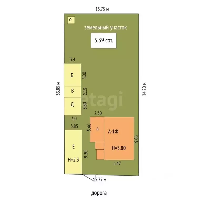 Дом в Крым, Феодосия ул. Харьковская (51 м) - Фото 1