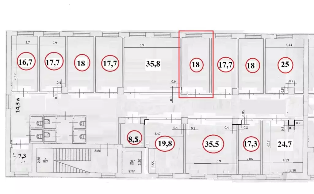 Офис в Татарстан, Казань ул. Мазита Гафури, 50к6 (18 м) - Фото 2