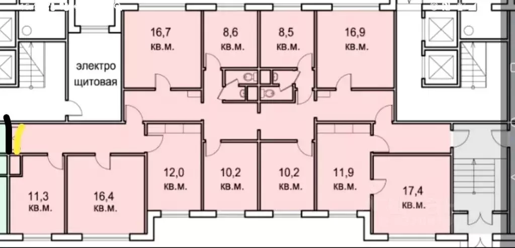 Помещение свободного назначения в Москва Нелидовская ул., 25К1 (193 м) - Фото 1