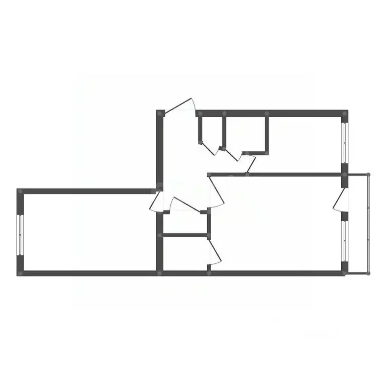 2-к кв. Амурская область, Свободный ул. Карла Маркса, 21 (47.2 м) - Фото 2