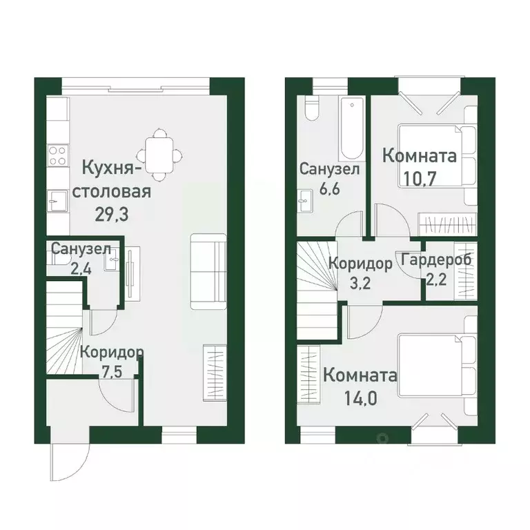 2-к кв. Челябинская область, Челябинский городской округ, пос. ... - Фото 1
