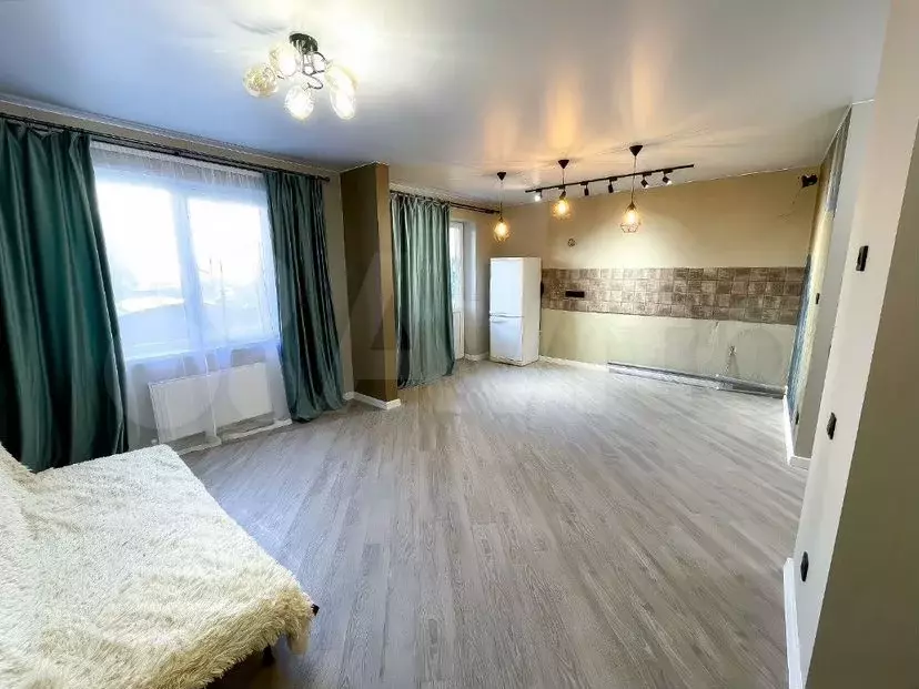 Квартира-студия, 33,4м, 1/9эт. - Фото 1