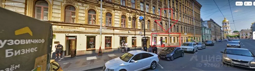 Торговая площадь в Санкт-Петербург Загородный просп., 9 (155 м) - Фото 1