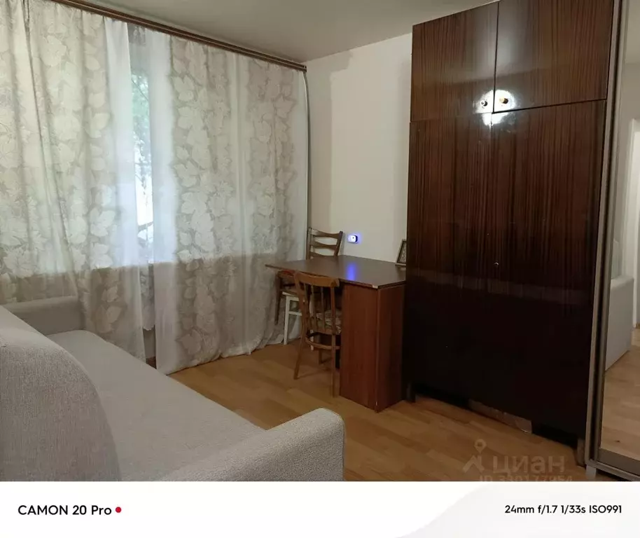 1-к кв. Самарская область, Самара ул. Фадеева, 58А (25.0 м) - Фото 1