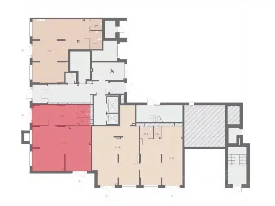 Офис в Санкт-Петербург № 54 муниципальный округ,  (103 м) - Фото 2