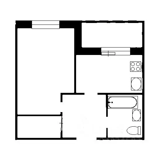 1-к кв. Башкортостан, Уфа ул. Булата Имашева, 6/1 (38.0 м) - Фото 2