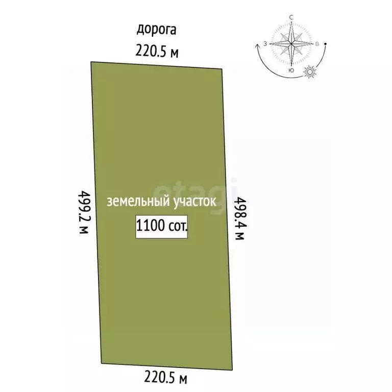 Участок в Крым, Феодосия муниципальный округ, с. Береговое ул. ... - Фото 2