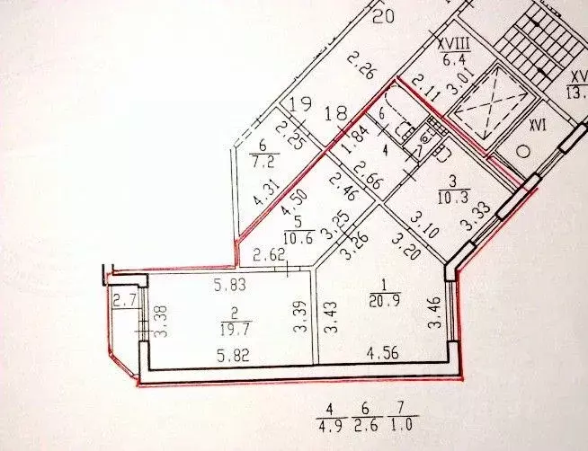 2-к кв. Санкт-Петербург Богатырский просп., 58к5 (70.0 м) - Фото 2