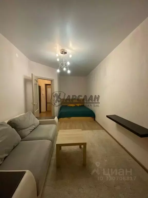 1-к кв. Татарстан, Казань ул. Рауиса Гареева, 102к1 (34.2 м) - Фото 1