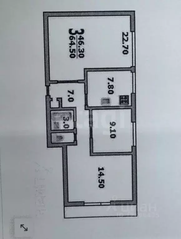 4-к кв. Москва Коровинское ш., 6К2 (68.0 м) - Фото 0