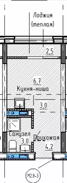 Квартира-студия: Екатеринбург, улица Пехотинцев, 2Г (21 м) - Фото 0