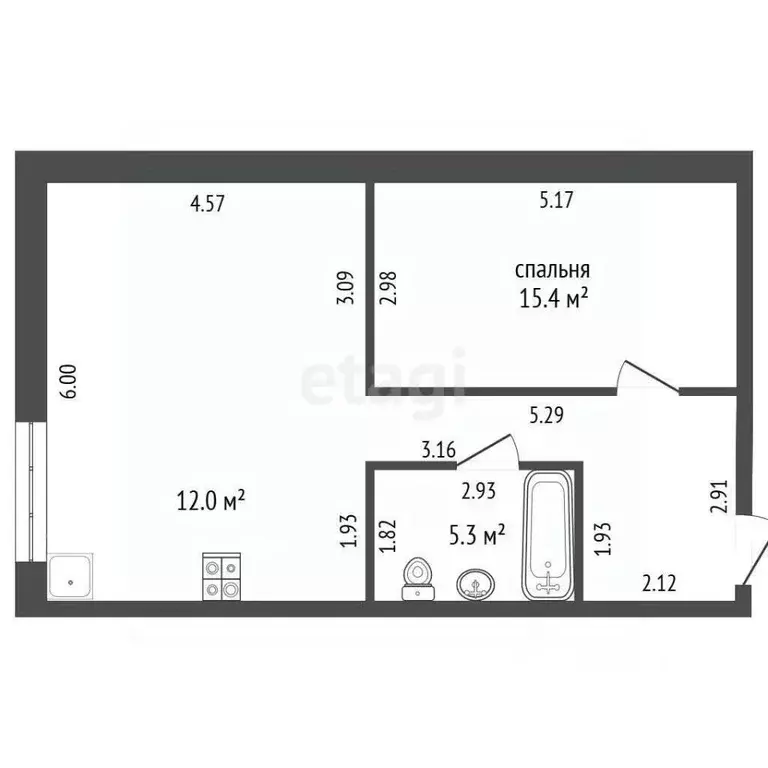 2-к кв. Московская область, Одинцовский городской округ, ... - Фото 2