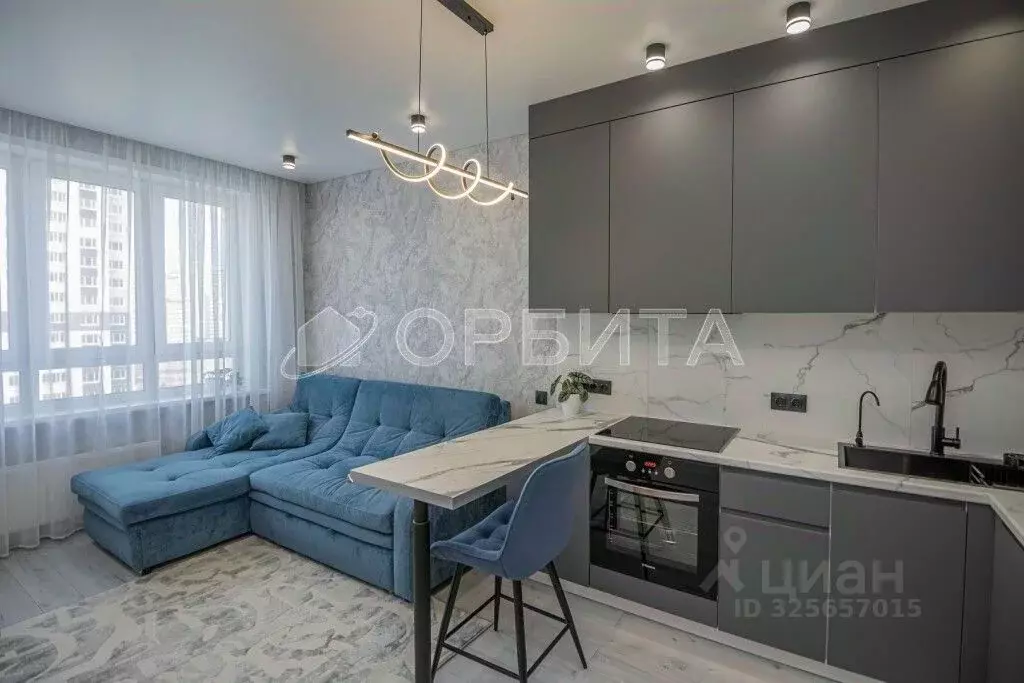 2-к кв. Тюменская область, Тюменский муниципальный округ, д. Патрушева ... - Фото 1