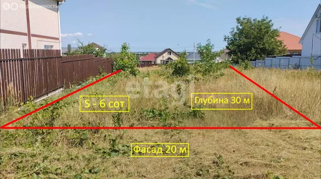 Участок в село Цибанобалка, Хрустальная улица (6 м) - Фото 1