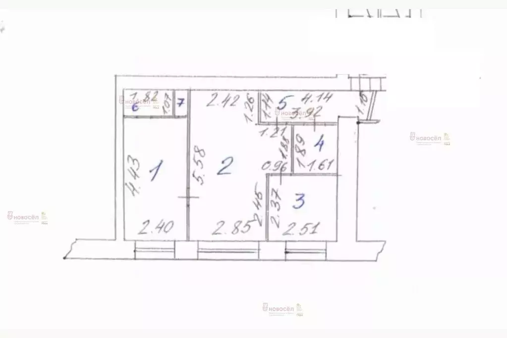 2-к кв. Свердловская область, Ревда ул. Цветников, 39 (43.7 м) - Фото 2