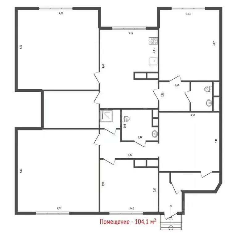 Помещение свободного назначения в Свердловская область, Екатеринбург ... - Фото 2