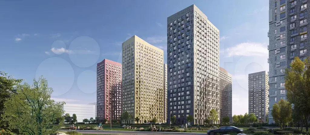 2-к. квартира, 57,6 м, 6/24 эт. - Фото 0