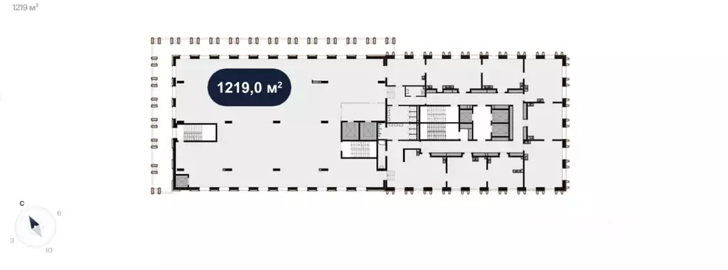 Торговая площадь в Москва Выборгская ул., 18 (1219 м) - Фото 1