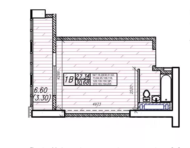 1-к кв. Приморский край, Владивосток Станционная ул., 11А (30.68 м) - Фото 1