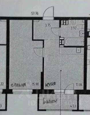 1-к кв. Свердловская область, Екатеринбург ул. Тенистая, 6 (37.0 м) - Фото 1