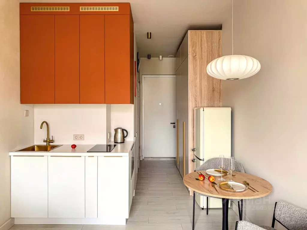 Студия Москва Нагатинская наб., 10А (20.8 м) - Фото 1