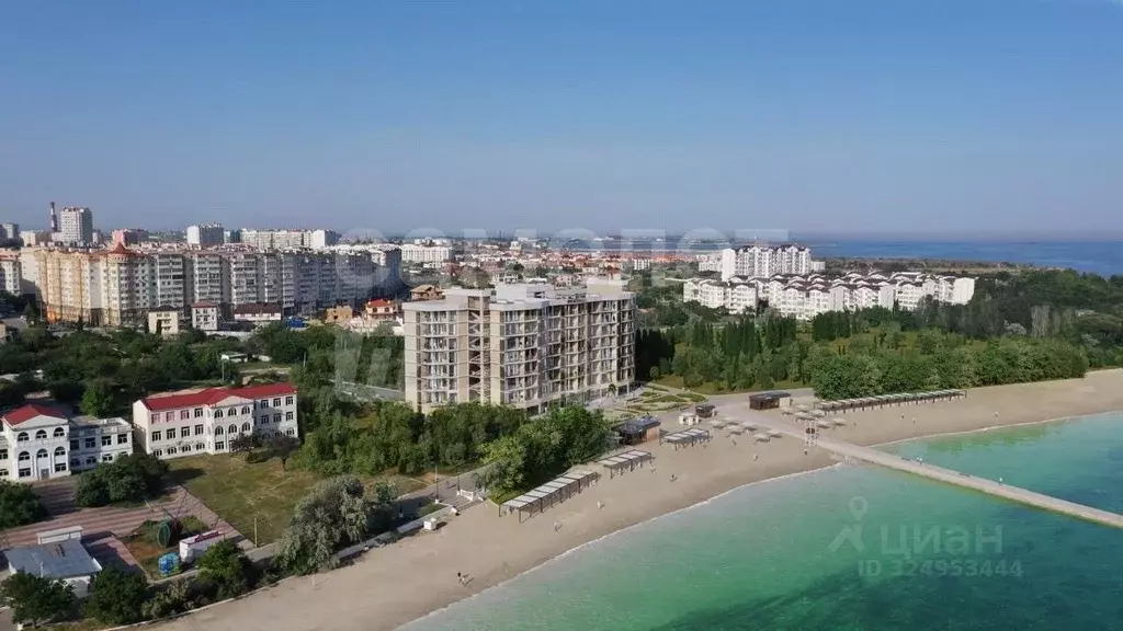 Студия Севастополь ул. Пляж Омега, 18 (42.0 м) - Фото 1