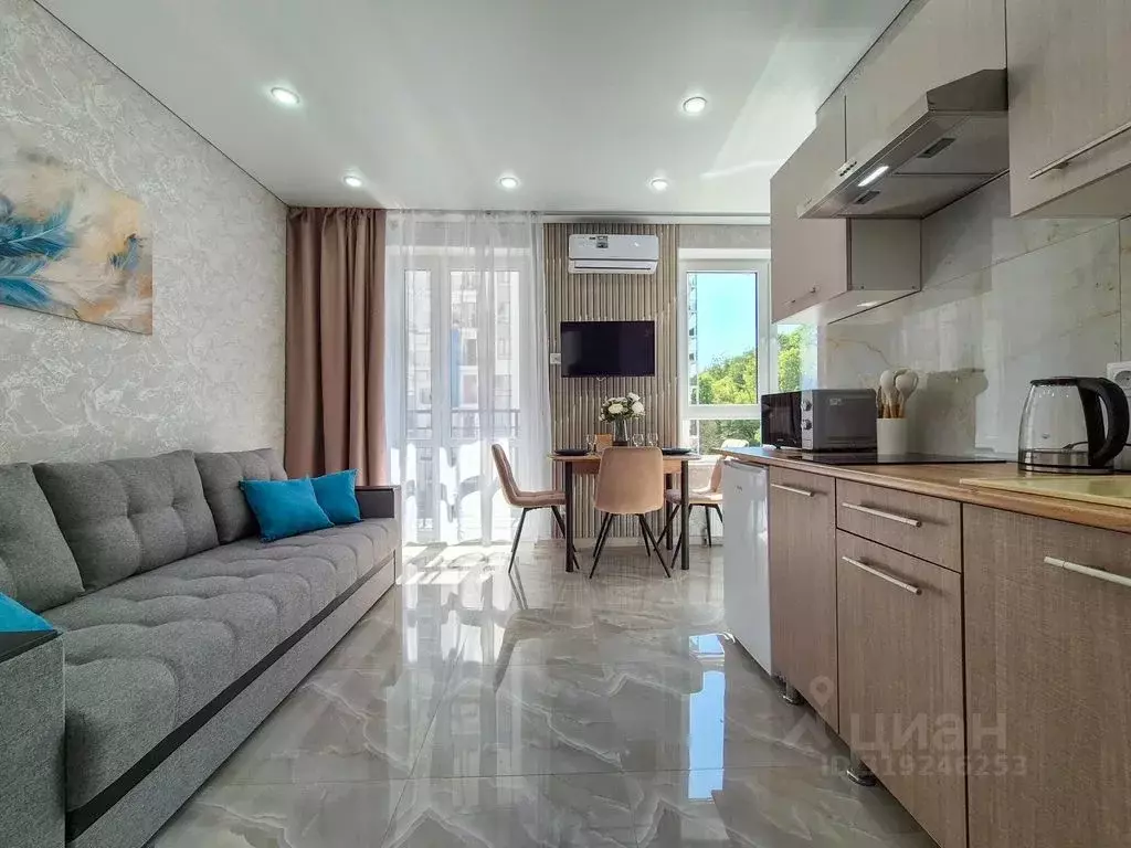 Студия Краснодарский край, Сочи ул. Искры, 88к6 (28.0 м) - Фото 1