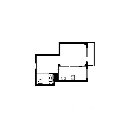 1-к кв. Ханты-Мансийский АО, Сургут ул. Энергетиков, 26 (43.5 м) - Фото 1