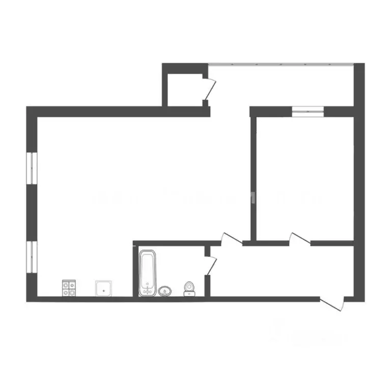 2-к кв. Тюменская область, Тюмень ул. Малыгина, 58 (68.2 м) - Фото 1