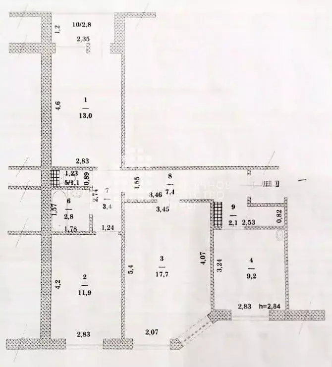 3-к кв. Ханты-Мансийский АО, Ханты-Мансийск Югорская ул., 6 (68.6 м) - Фото 1