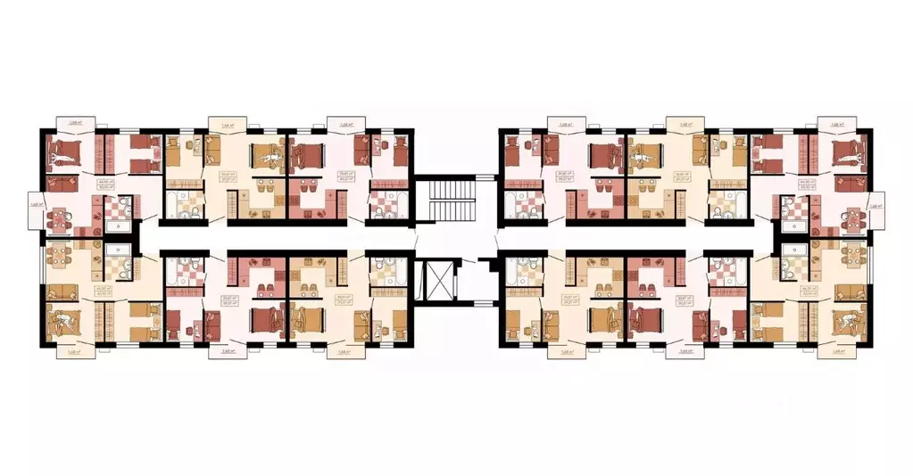 2-к кв. Приморский край, Владивосток Главная ул. (39.87 м) - Фото 2